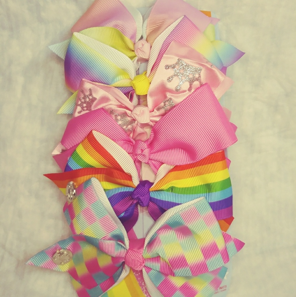 JoJo Siwa Hair Bows 6Pk